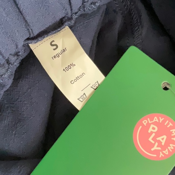 Halara High Waisted Plicated Side Pocket Wide Leg Flowy Palazzo Cotton Pants - Picture 6 of 8